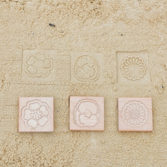 Yellow Door Match Me Sensory Flower Tiles Play Set